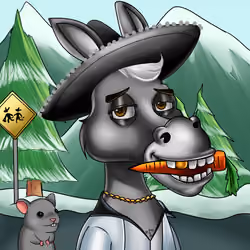 Sombrero Donkey #2231