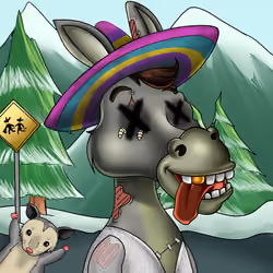Sombrero Donkey #139