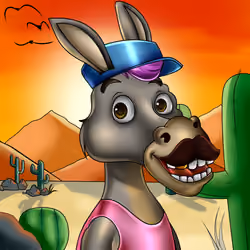 Sombrero Donkey #128
