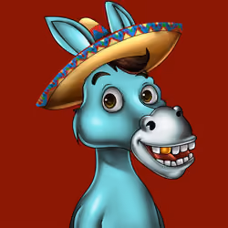 Sombrero Donkey #418