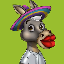 Sombrero Donkey #2948