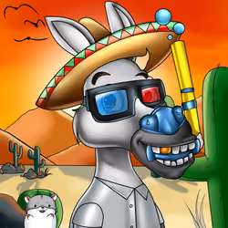 Sombrero Donkey #1130