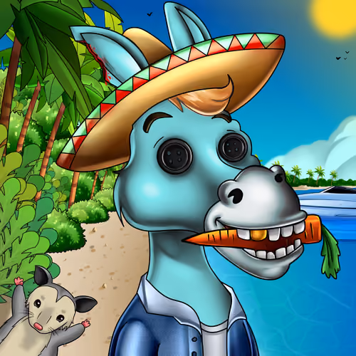 Sombrero Donkey #108