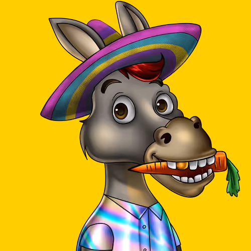 Sombrero Donkey #1226