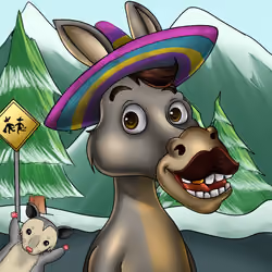 Sombrero Donkey #2016