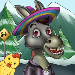 Sombrero Donkey #385