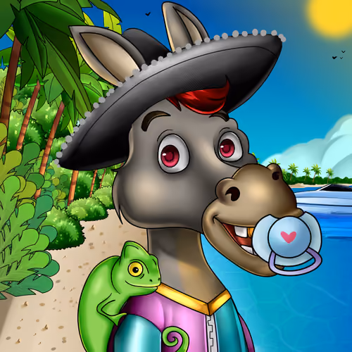Sombrero Donkey #1337