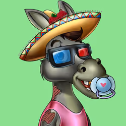 Sombrero Donkey #553