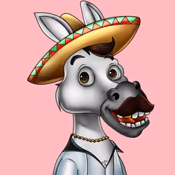 Sombrero Donkey #1188