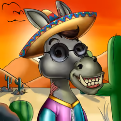Sombrero Donkey #2351