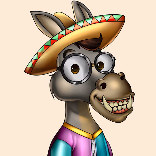 Sombrero Donkey #2533