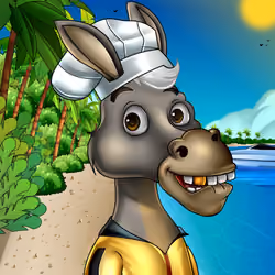 Sombrero Donkey #1357
