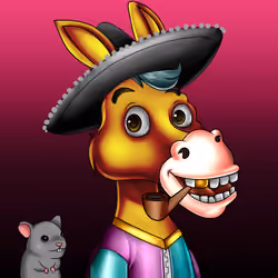 Sombrero Donkey #1392