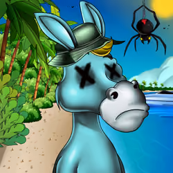 Sombrero Donkey #1536