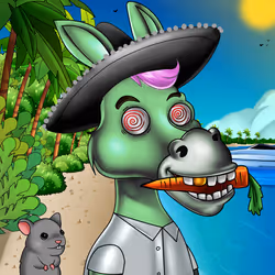Sombrero Donkey #2097
