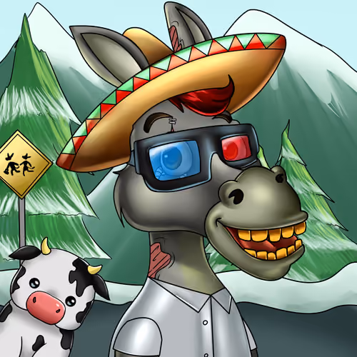 Sombrero Donkey #2441