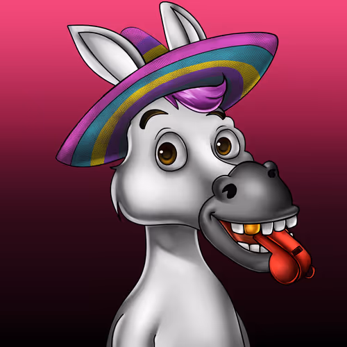 Sombrero Donkey #1519