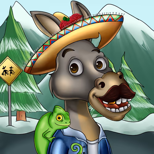 Sombrero Donkey #2098