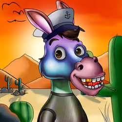 Sombrero Donkey #1154
