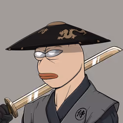 Pepe Samurai #607