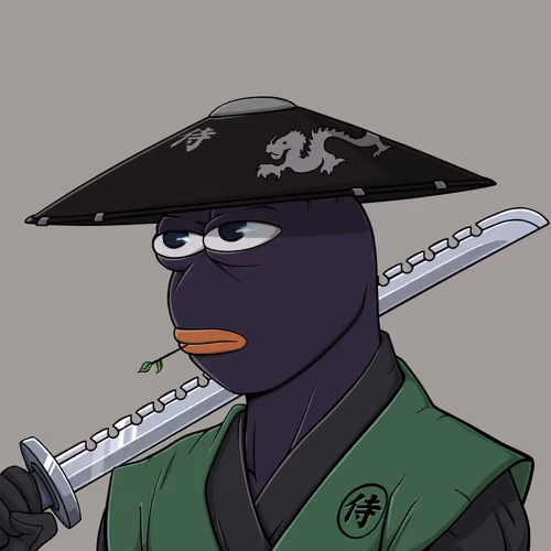 Pepe Samurai #1037