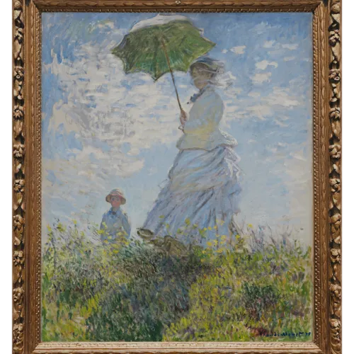 Woman with a Parasol - Madame Monet and Her Son #68