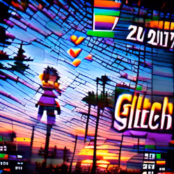 Glitch Sunset 2