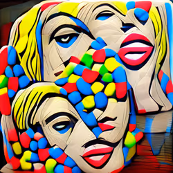 Pop Art Sculpture