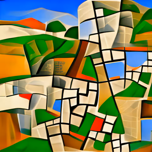 Cubist Landscape 6