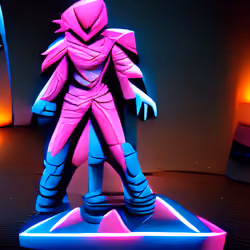 Synthwave Sculpture 1