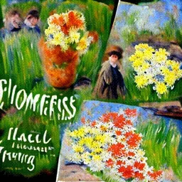Impressionist Flowers 9