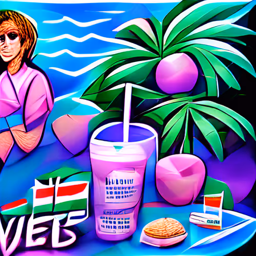 Vaporwave Illustration 24