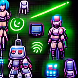 Cyberpunk Robots 1