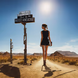 Desert Pin-up