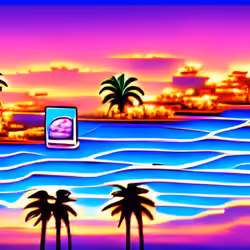 Vaporwave Sunset 3