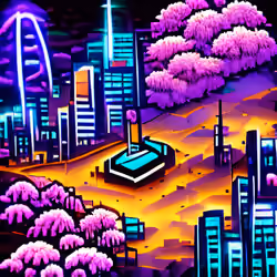 Cyberpunk Landscape 2