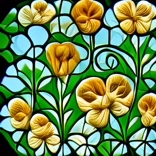 Art Nouveau Flowers 3