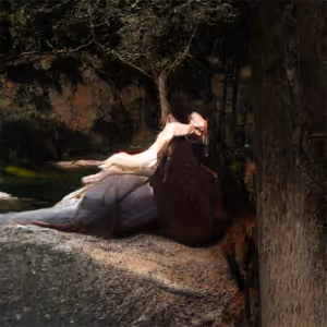 andromeda at the rock