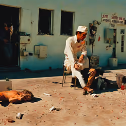 Butcher On Break