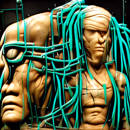 Cyberpunk Sculpture 5