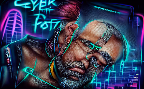 Cyberpunk Portrait 27