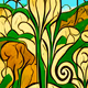Art Nouveau Landscape 5