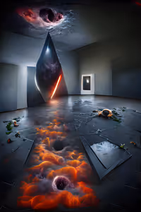 The friendly black hole in my bedroom