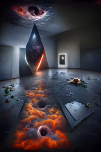 The friendly black hole in my bedroom