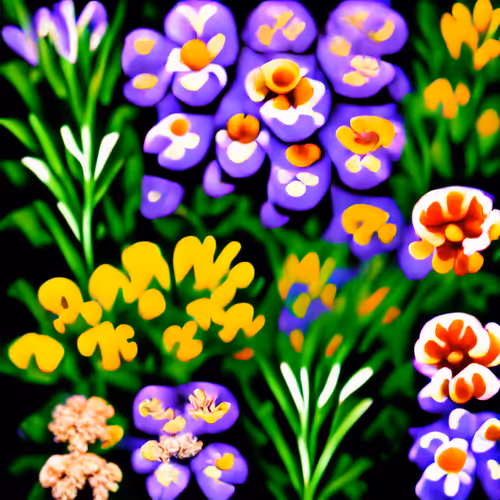 Impressionist Flowers 8