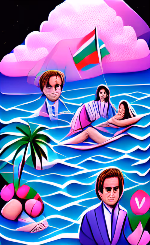 Vaporwave Illustration 17