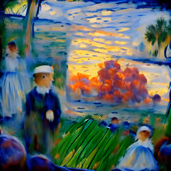 Impressionist Sunset 17