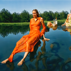 Toes In Water