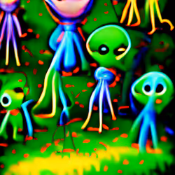 Impressionist Aliens 4