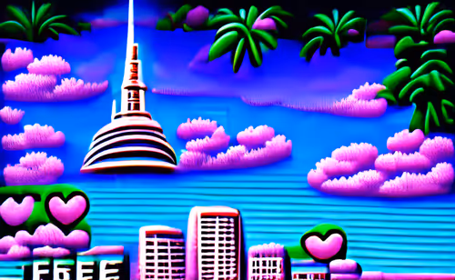 Vaporwave City 6